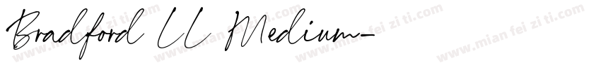 Bradford LL Medium字体转换
